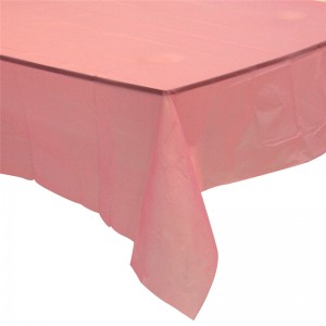 家および外のピクニックマットのための無地のPEVA PEのテーブルカバー18色のテーブルクロス