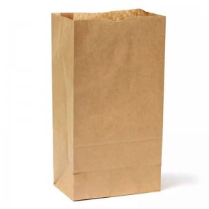 バッグ紙食品紙袋茶色リサイクル高級ショッピングスーパーバッグ紙